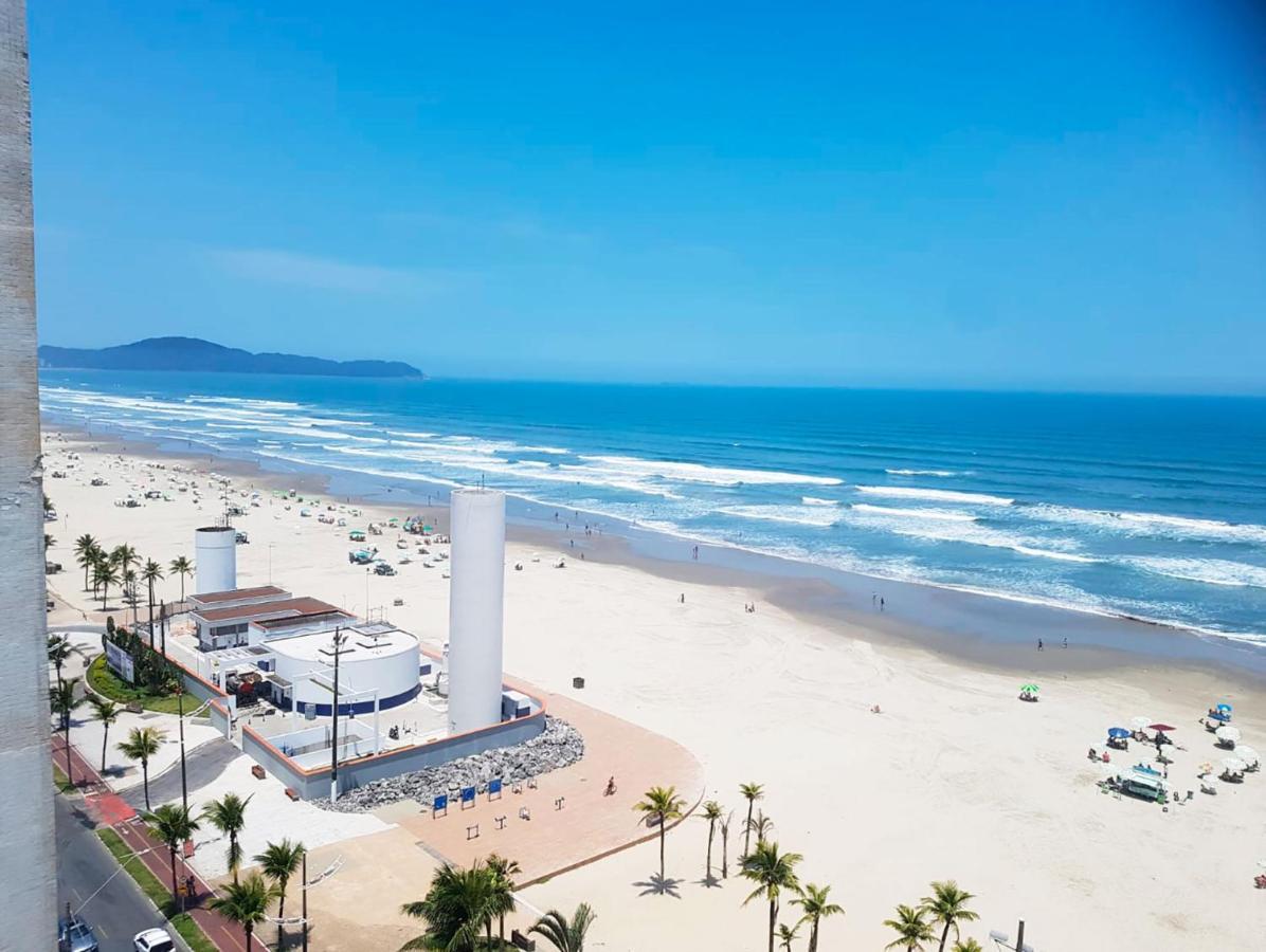 Apto C Vista Incrivel Para O Mar, Praia Grande Sp 외부 사진